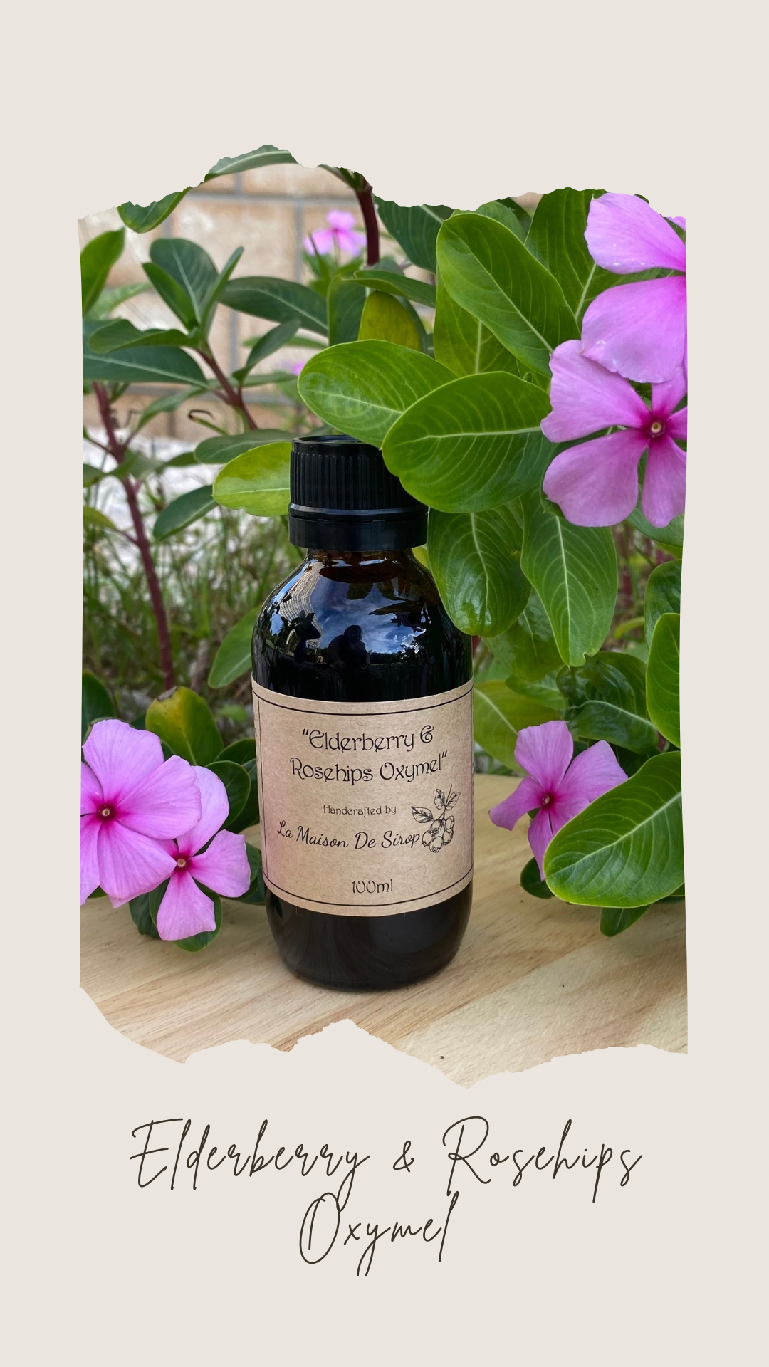 Elderberry & Rosehips Oxymel - 100ml