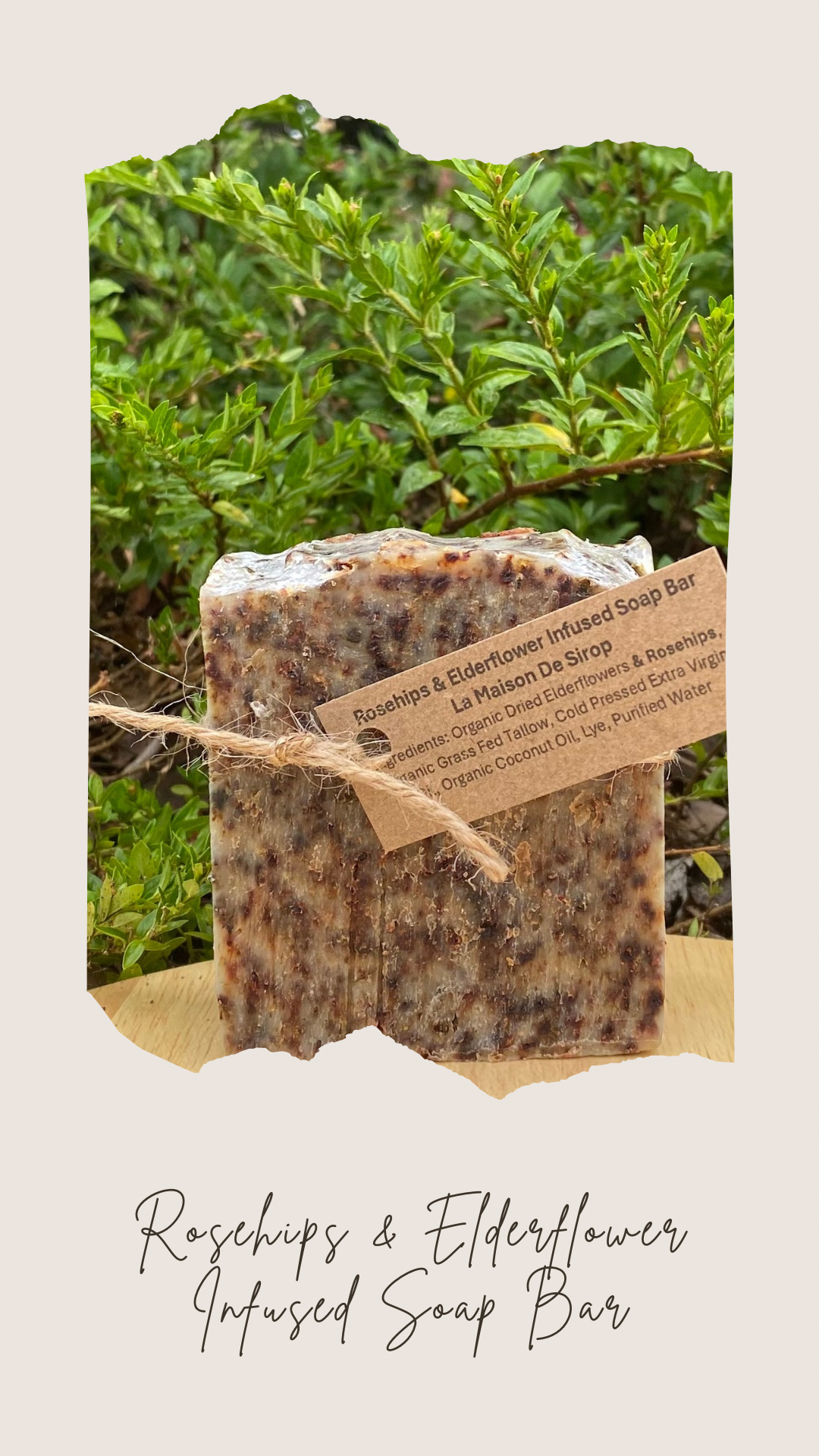 Rosehip & Elderflower Infused Soap