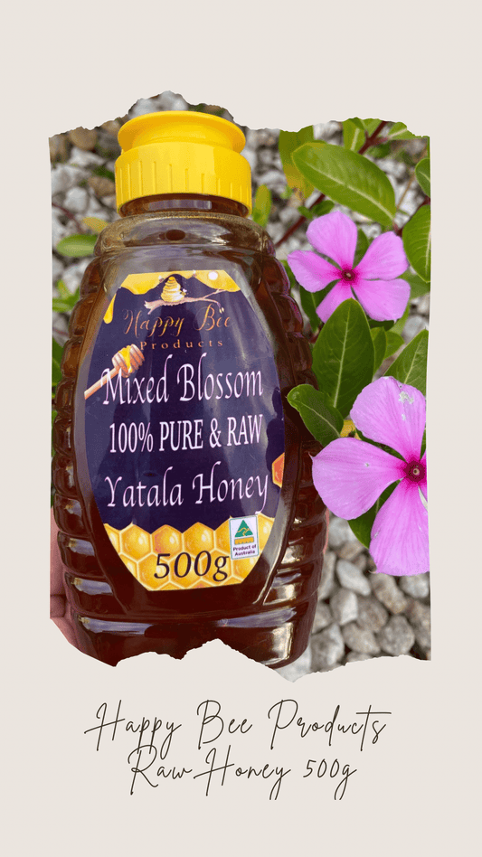 Happy Bee Products Raw Honey - 500g - La Maison De SiropHappy Bee Products Raw Honey - 500g