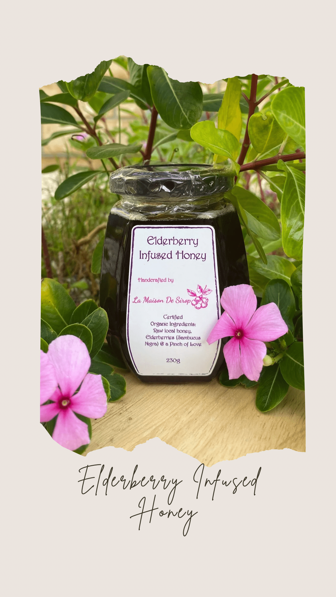 Infused & Raw Honey - La Maison De Sirop