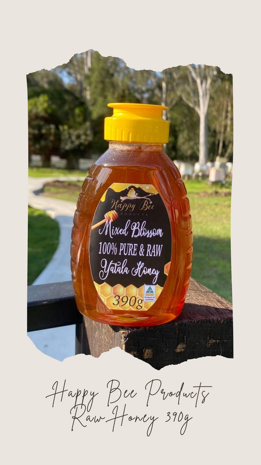 Happy Bee Products Raw Honey - 390g