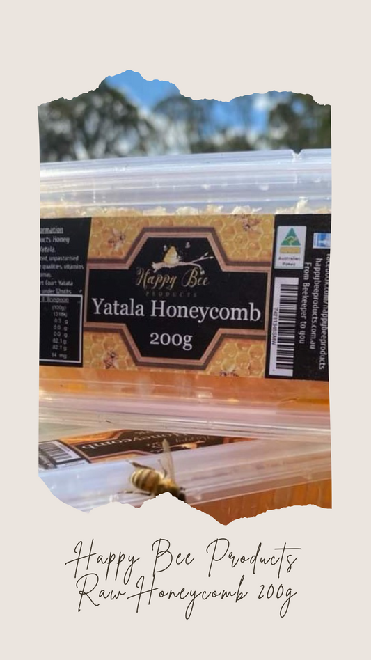 Happy Bee Products Raw Honeycomb - 200g