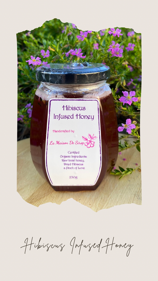 Hibiscus Infused Honey - 230g