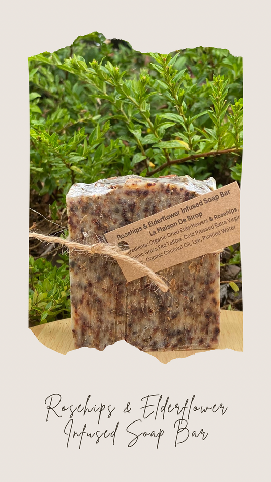 Rosehip & Elderflower Infused Soap