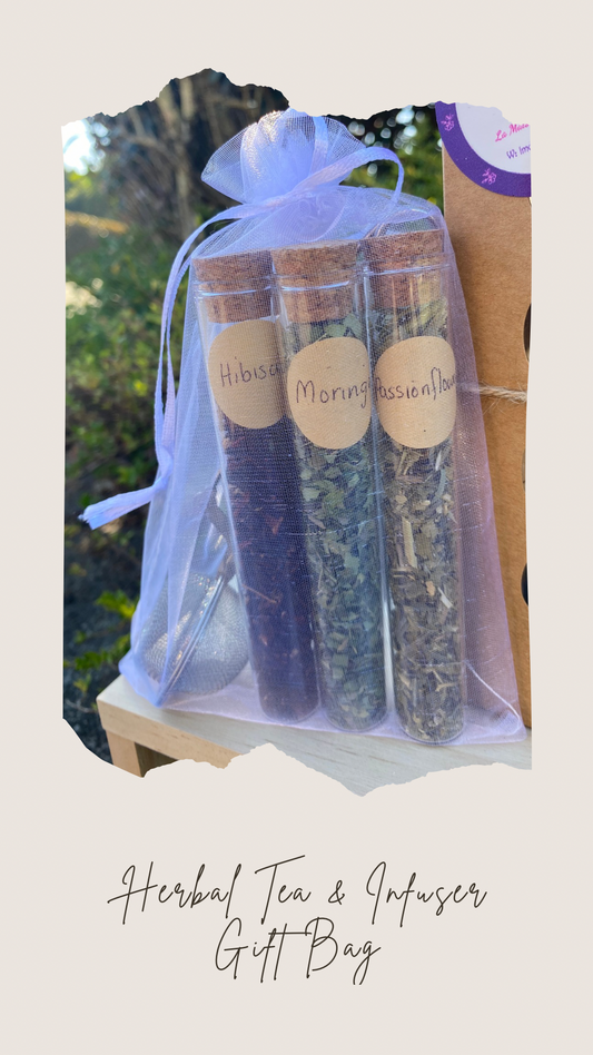 Herbal Tea with Infuser Gift Bag