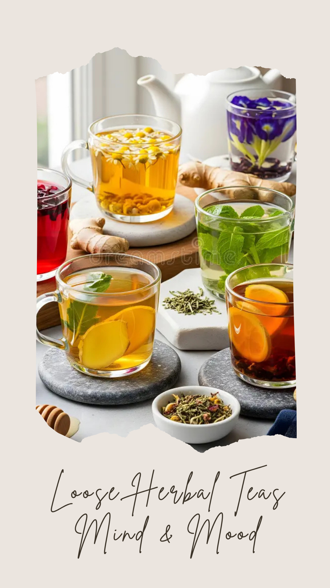 Loose Herbal Teas - Mind & Mood — Calm, Emotional Wellness, Stress, Sleep