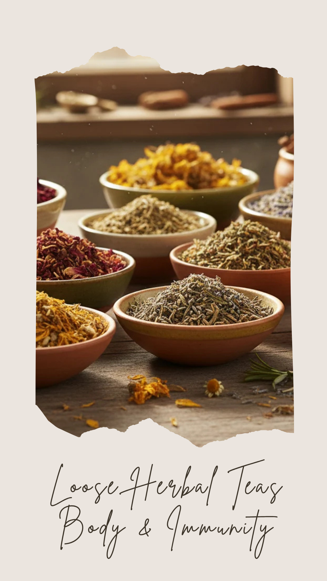 Loose Herbal Teas - Body & Immunity — Immune, Inflammation, Recovery, Detox
