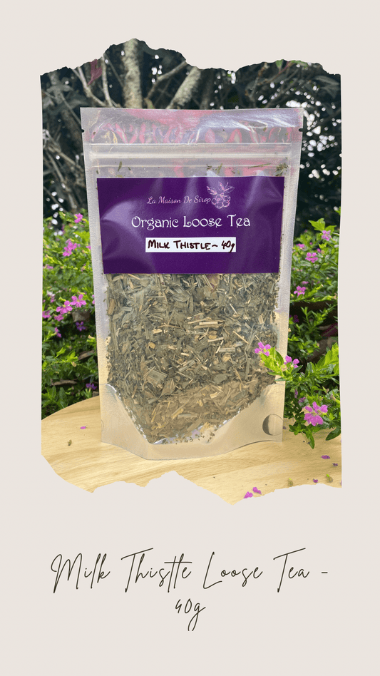 Milk Thistle Loose Tea - 40g - La Maison De SiropMilk Thistle Loose Tea - 40g