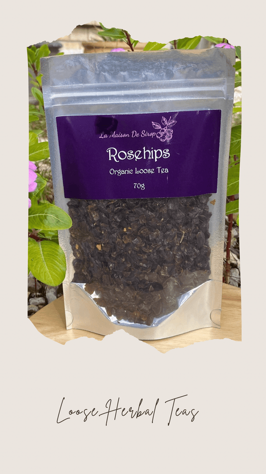 Rosehips Loose Tea - 70g - La Maison De SiropRosehips Loose Tea - 70g