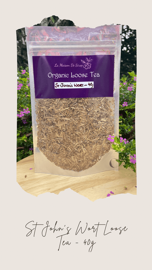 St John’s Wort Loose Tea - 40g - La Maison De SiropSt John’s Wort Loose Tea - 40g
