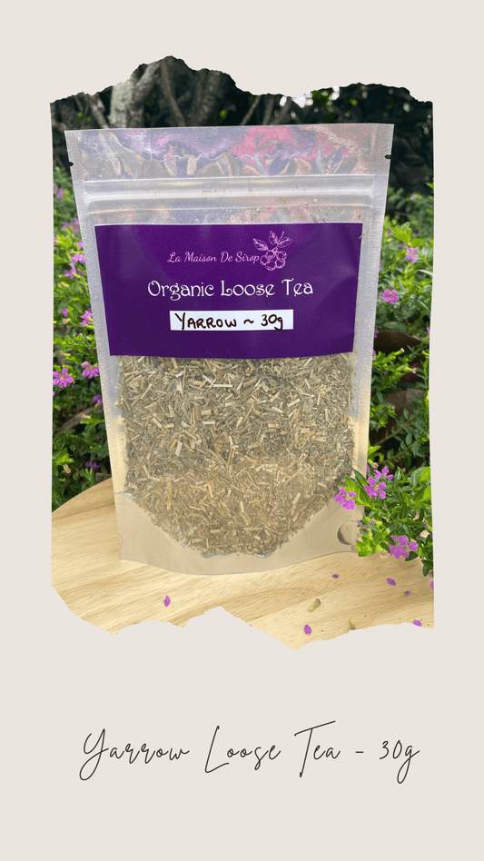 Yarrow Loose Tea - 30g - La Maison De SiropYarrow Loose Tea - 30g